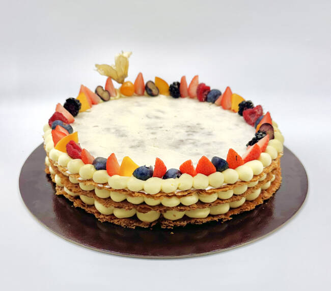 Torta millefoglie della Pasticceria Alké